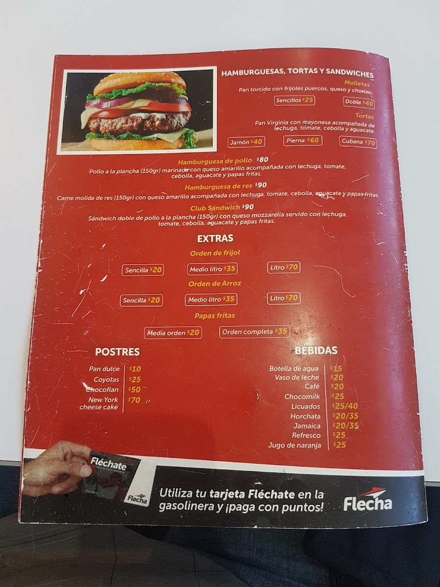 Restaurante El Valiente Menu - Image 1