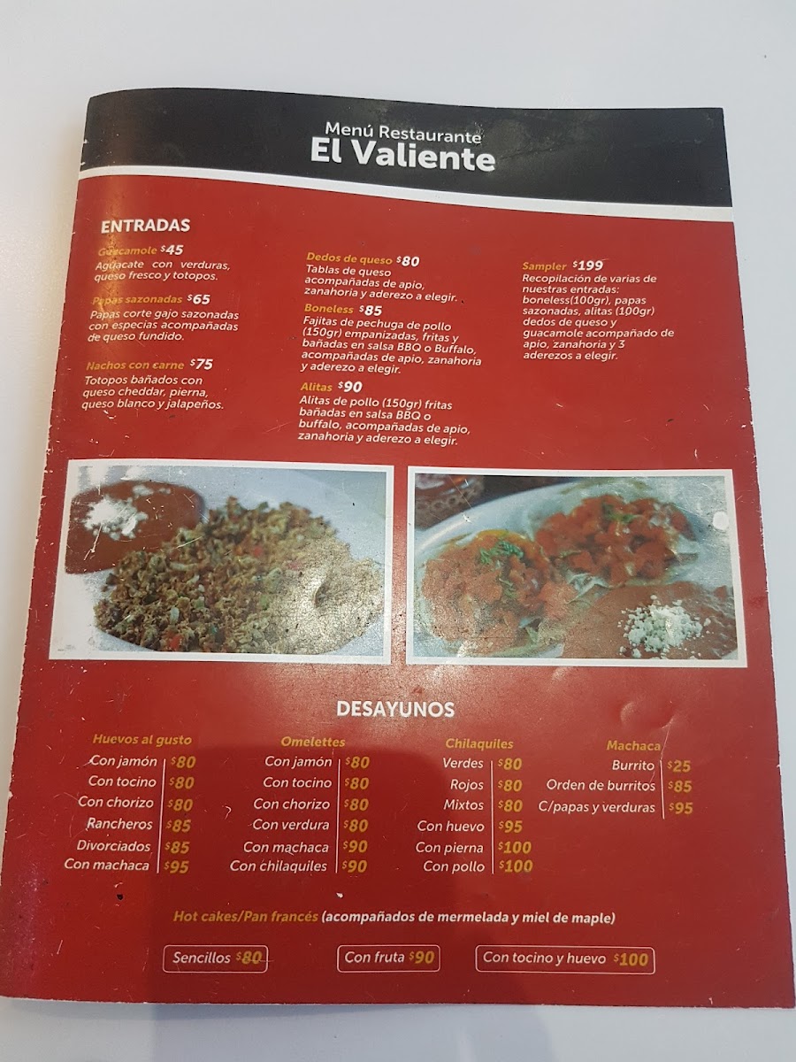 Restaurante El Valiente Menu - Image 4